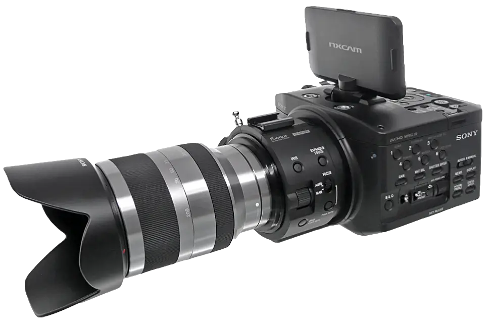 High-Tech Black Professional Camera