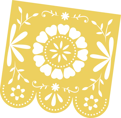 Yellow Decorative Paper Cut-Out