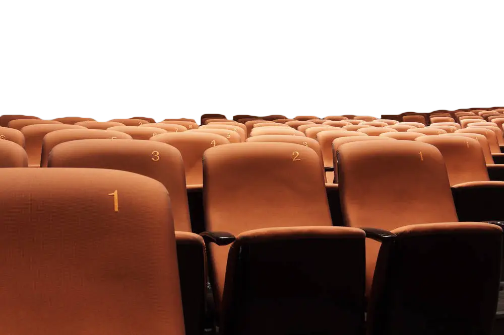 Rows of Comfortable Theater Seats