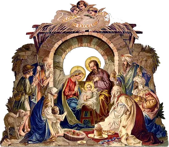 Traditional Nativity Scene for Christmas