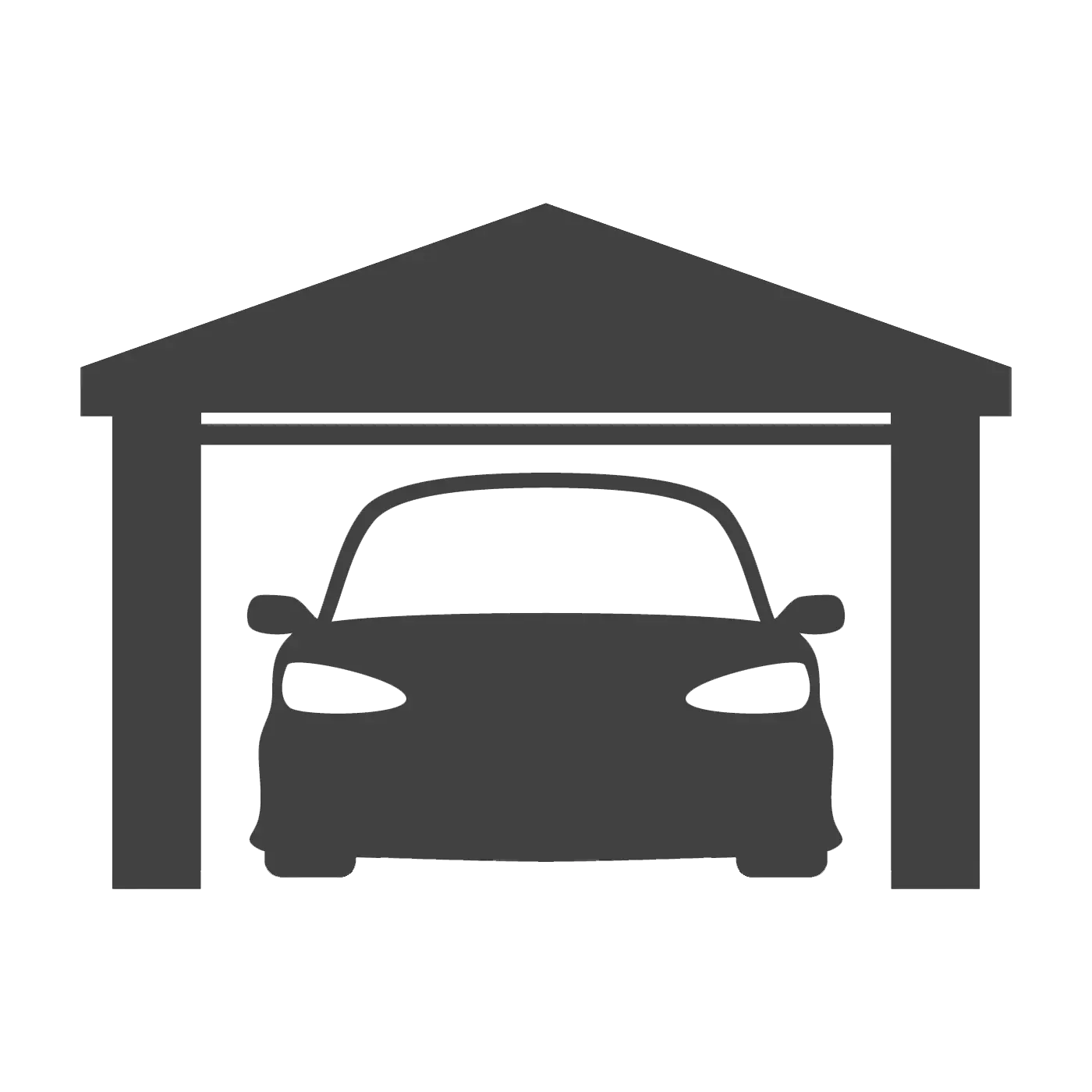 Car Parked in Garage