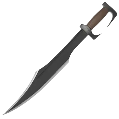 Sharp Sword with Black Blade Design