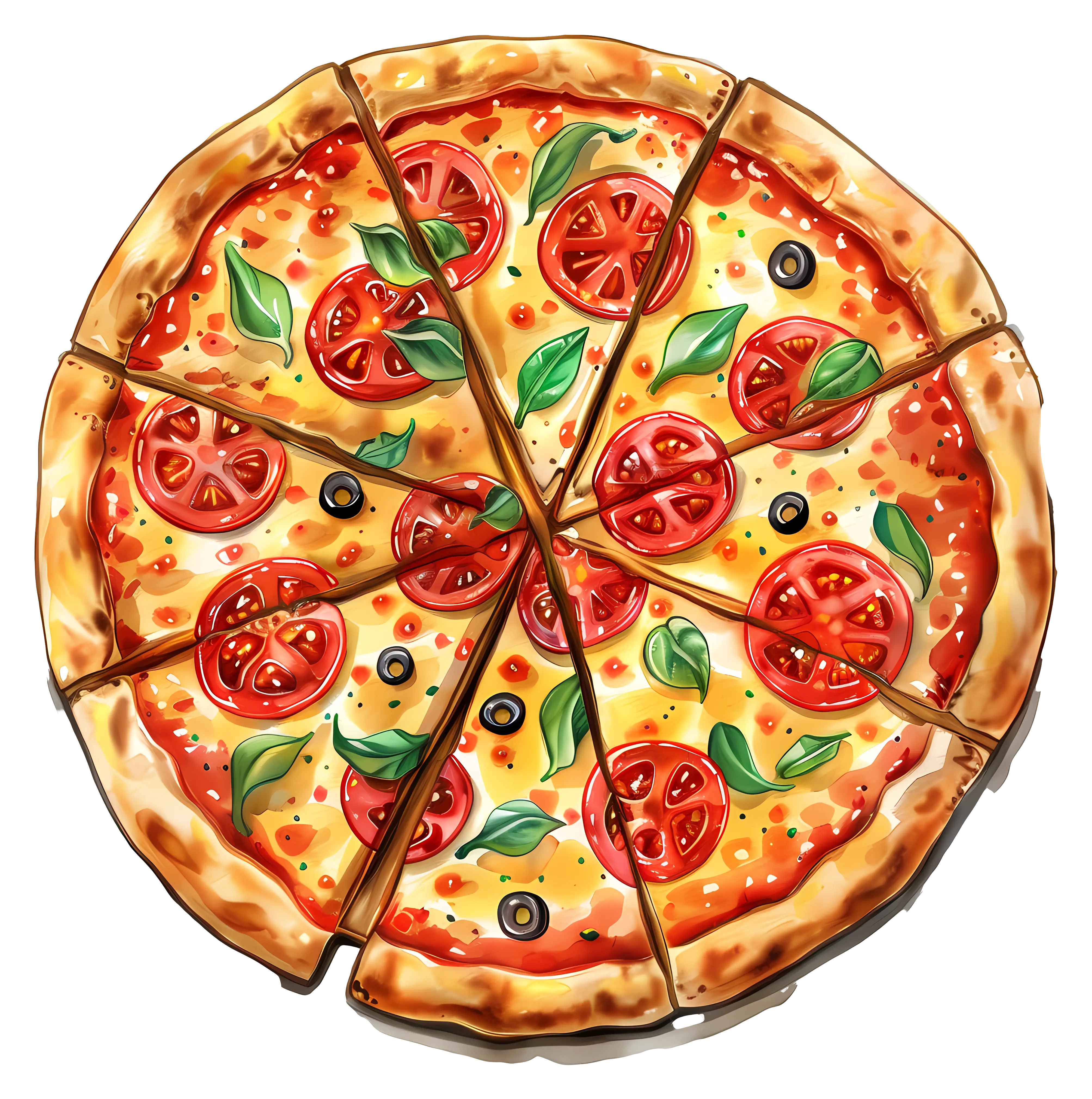 Delicious Vegetarian Pizza with Fresh Ingredients