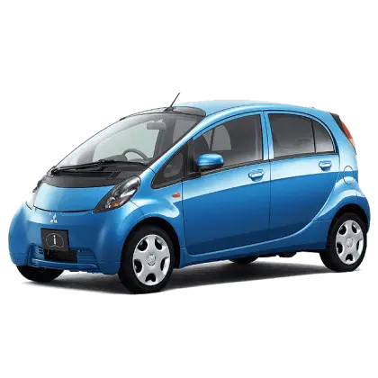 Blue Compact Electric Car for Urban Mobility