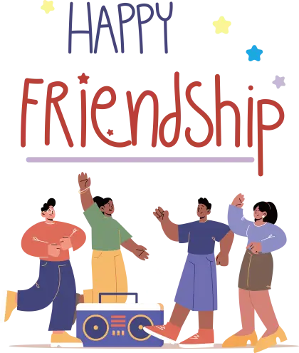 Friendship Celebration Illustration