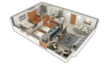 Room Layout and Interior Design Plan