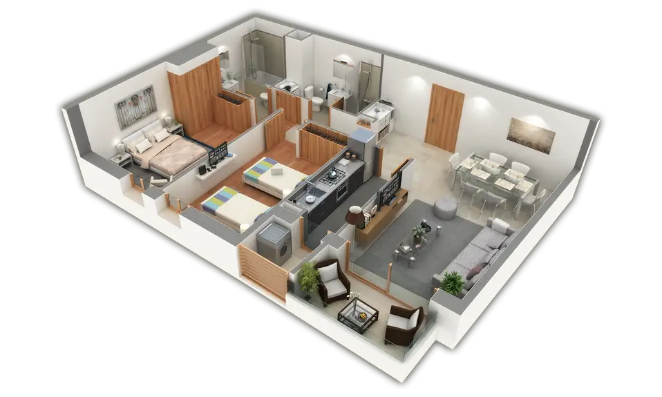 Room Layout and Interior Design Plan