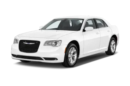 White Sedan Car Illustration