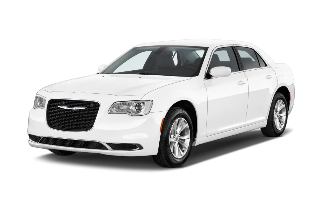 White Sedan Car Illustration