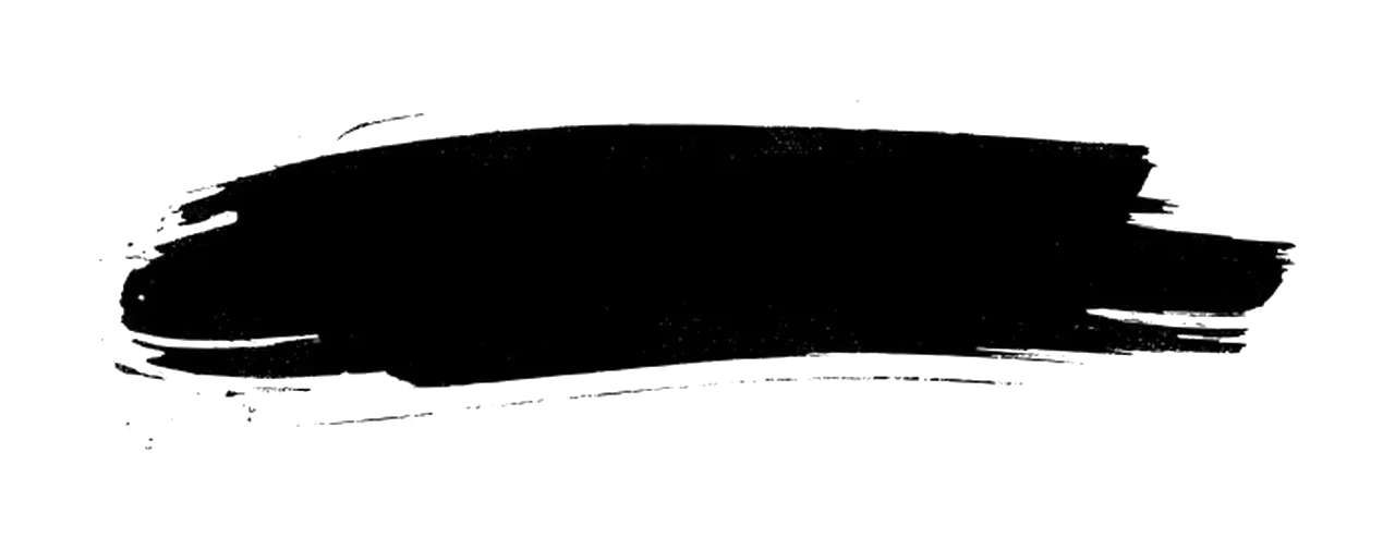 Black Brushstroke Abstract Design