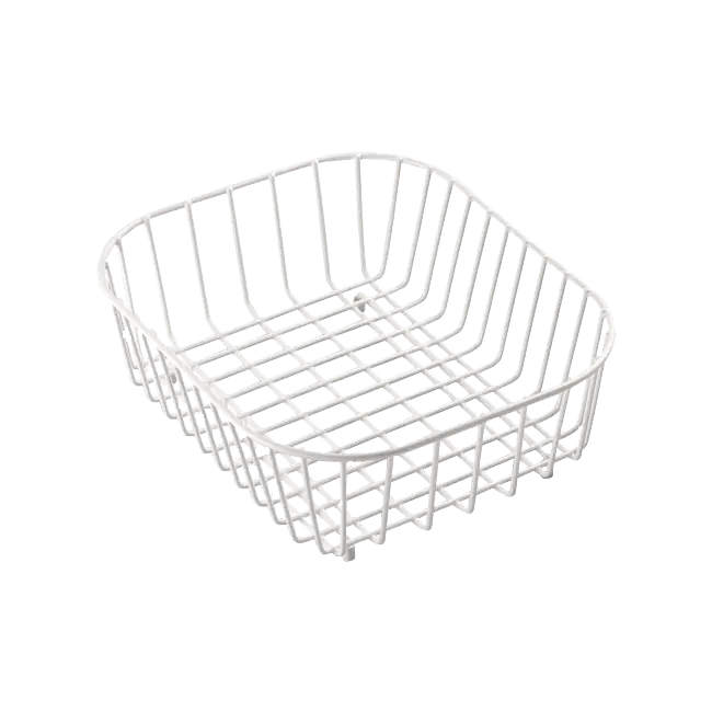White Wire Basket for Storage