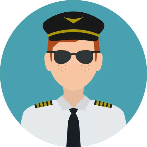 Cartoon Pilot Icon