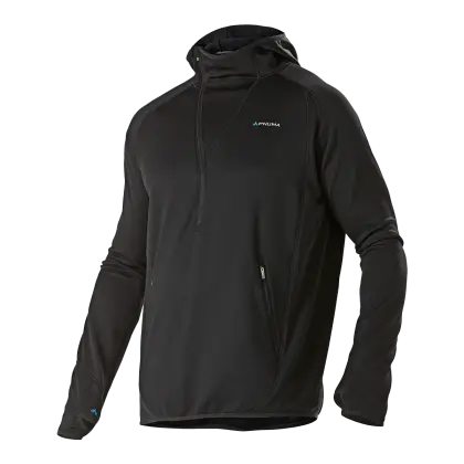 Black Sporty Hoodie for Casual and Activewear