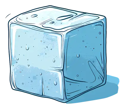 Ice Cube Illustration
