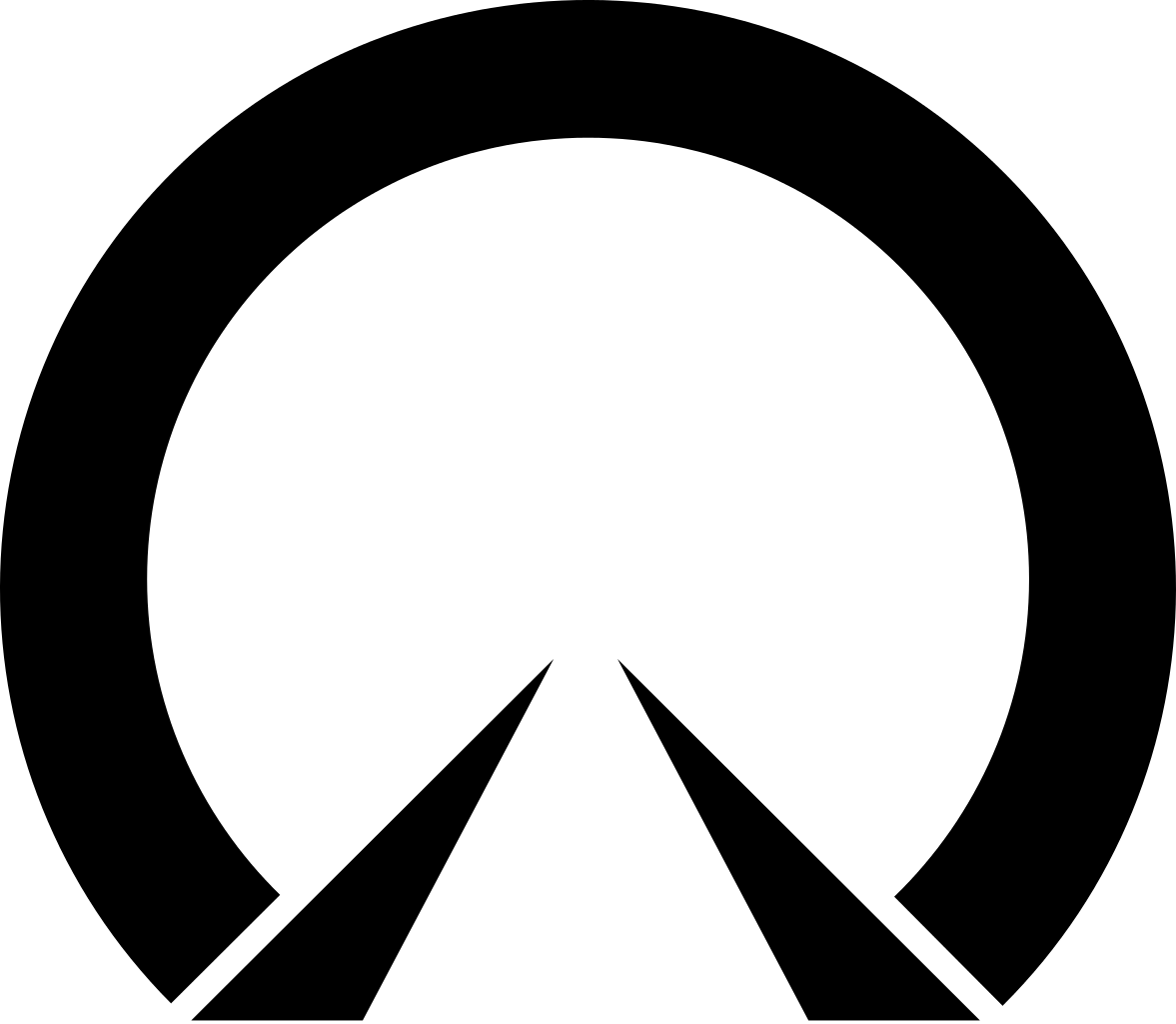 Graphic Logo of Tunnel Entrance Design