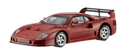 Red sports car displayed