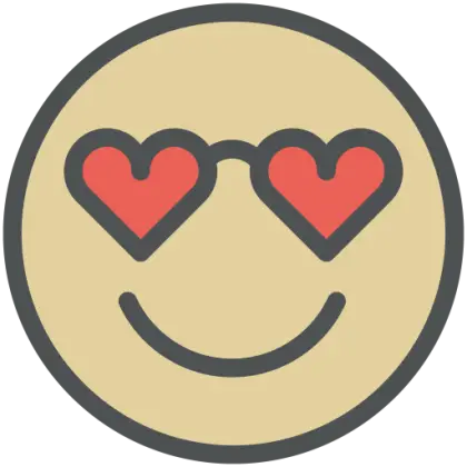 Heart-Eye Emoji Expressing Love and Happiness