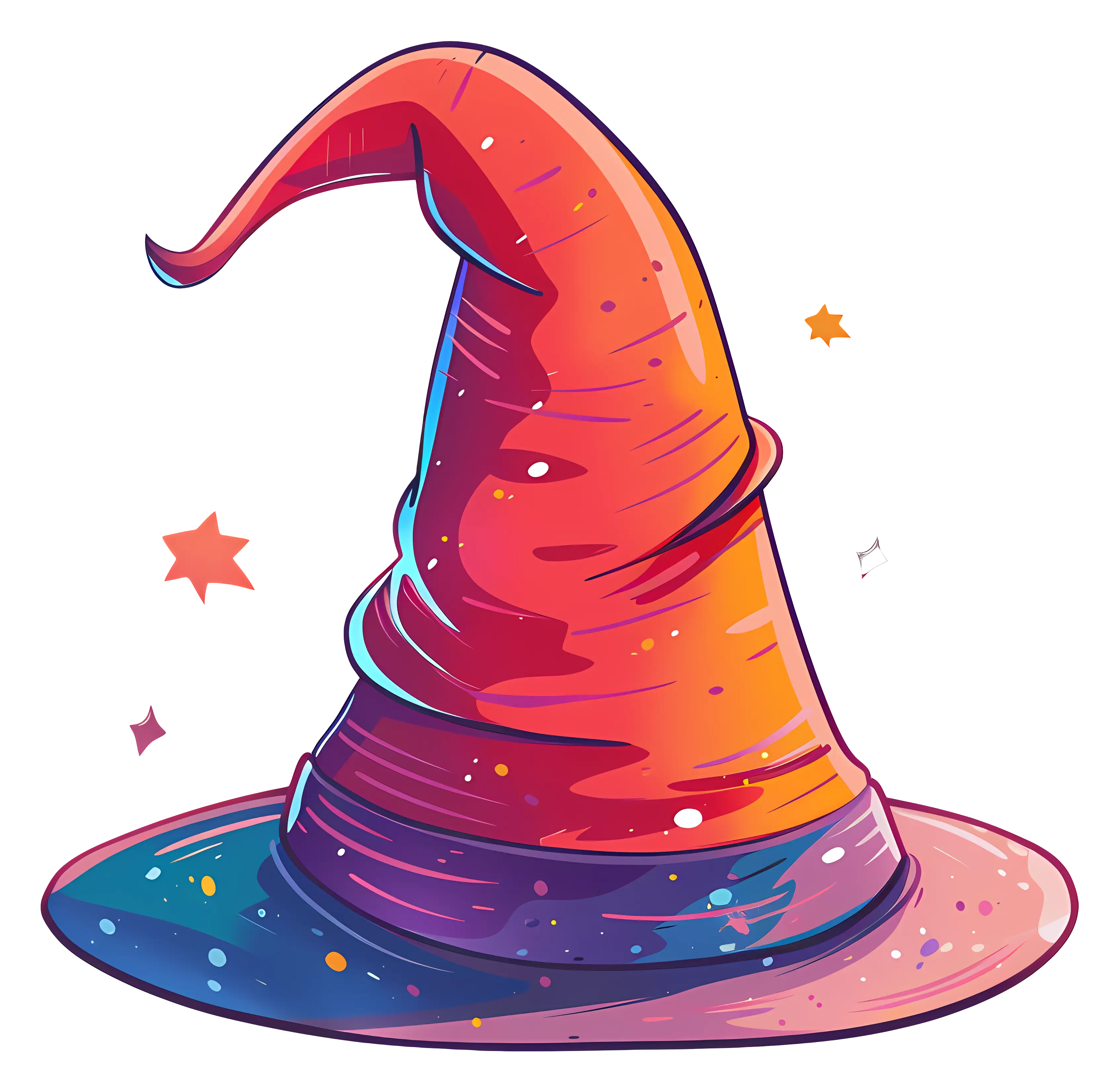 Colorful Wizard Hat