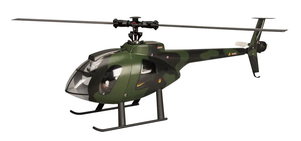 Green Military Helicopter Illustration
