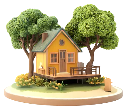 Small Cute Doodle House