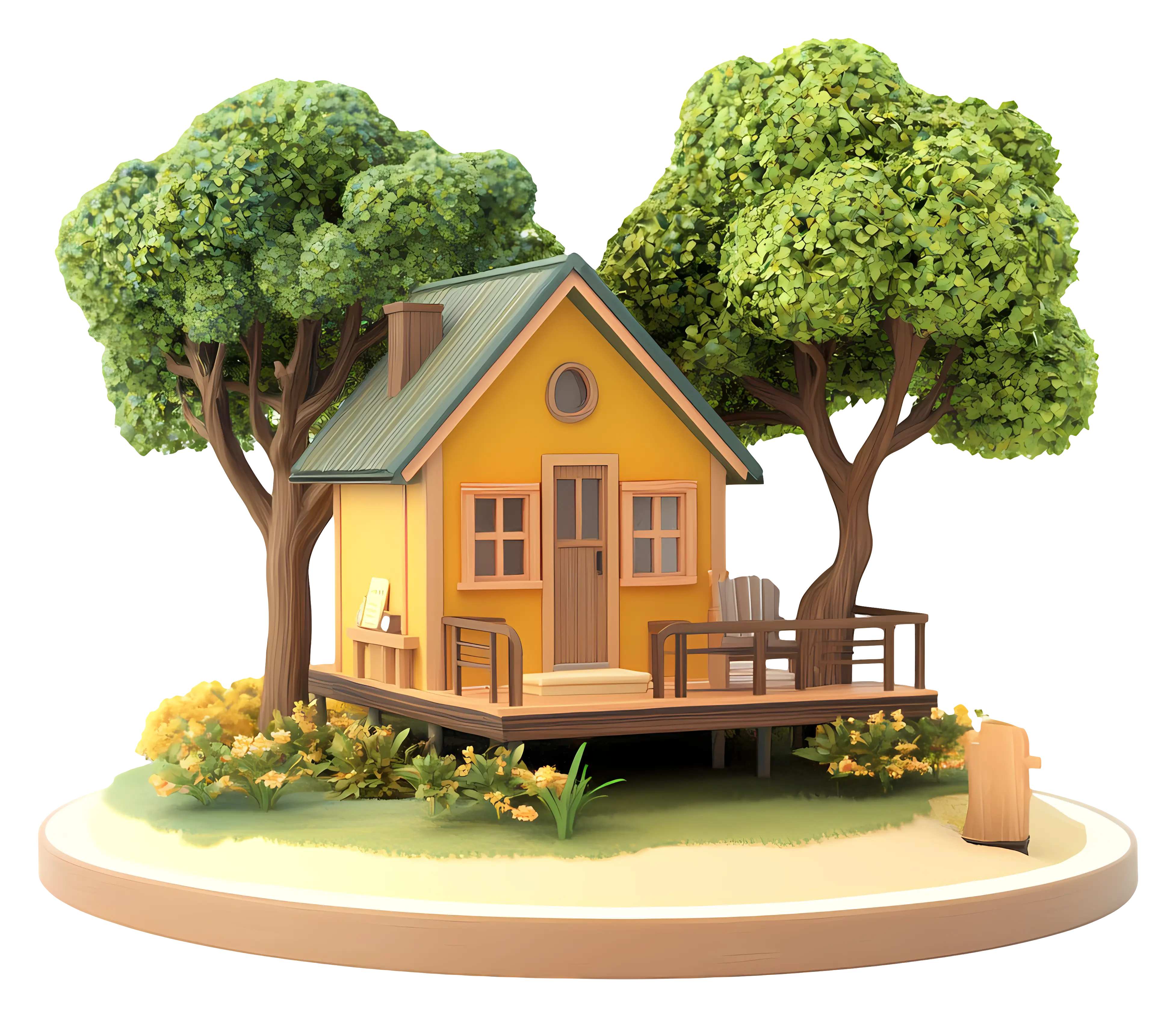 Small Cute Doodle House