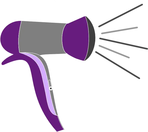 Purple Hairdryer for Styling and Beauty Use