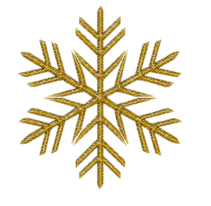 Intricate Gold Ornate Snowflake Decoration