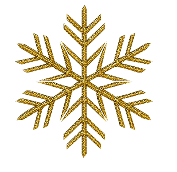 Intricate Gold Ornate Snowflake Decoration