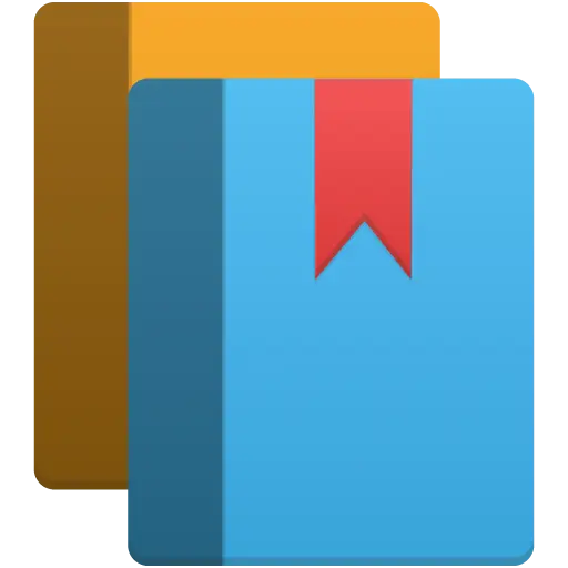 Books with Bookmark for Study and Reading