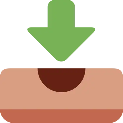 Green Arrow Download Icon