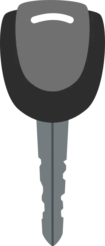 Modern Car Key Illustration