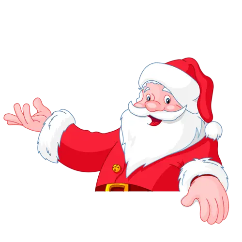 Smiling Santa Claus for Christmas