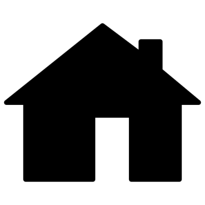 Black House Silhouette Icon