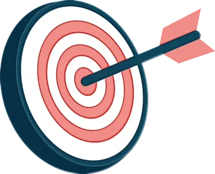 Target with Arrow in Center