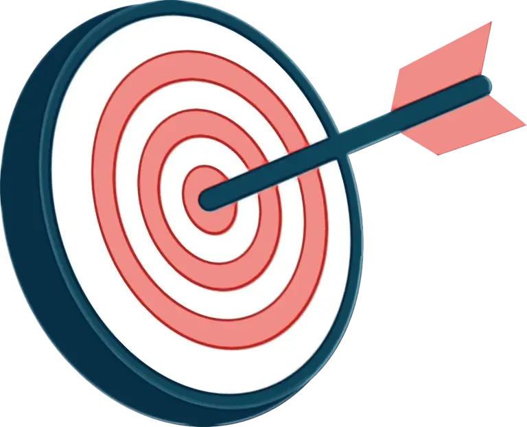 Target with Arrow in Center