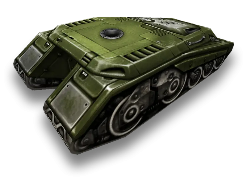 Green Armored Tank Vehicle