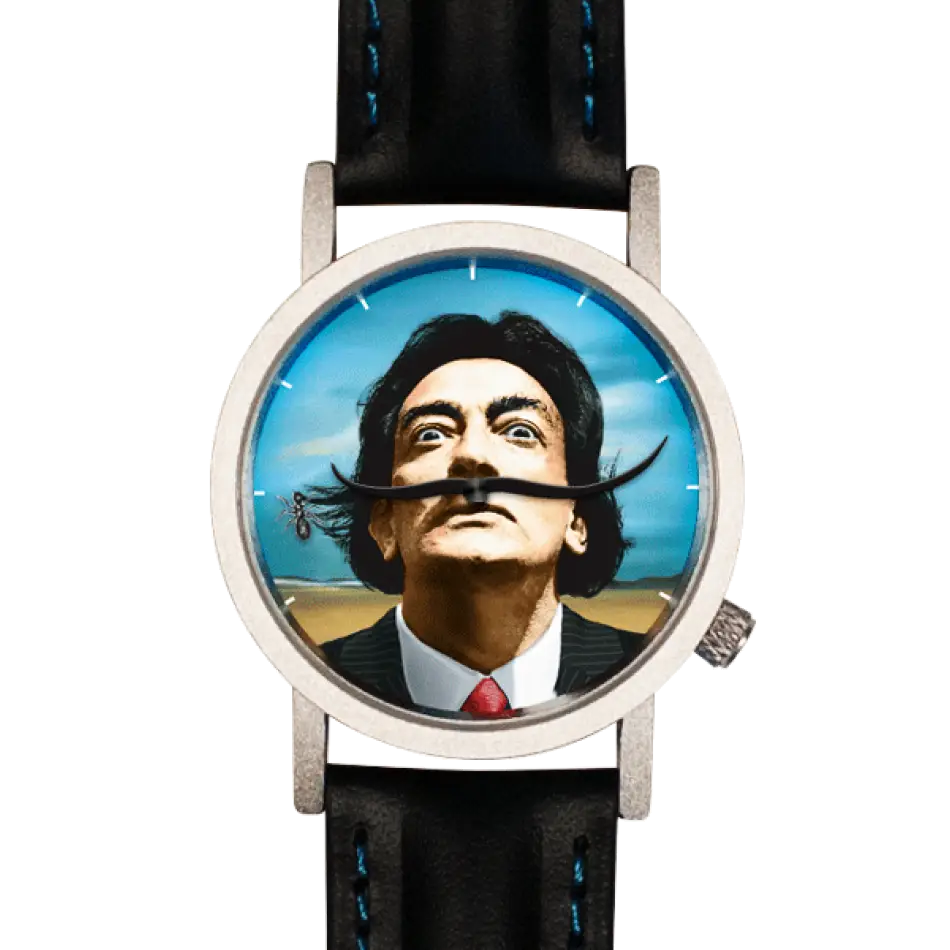 Artistic Watch with Face Design