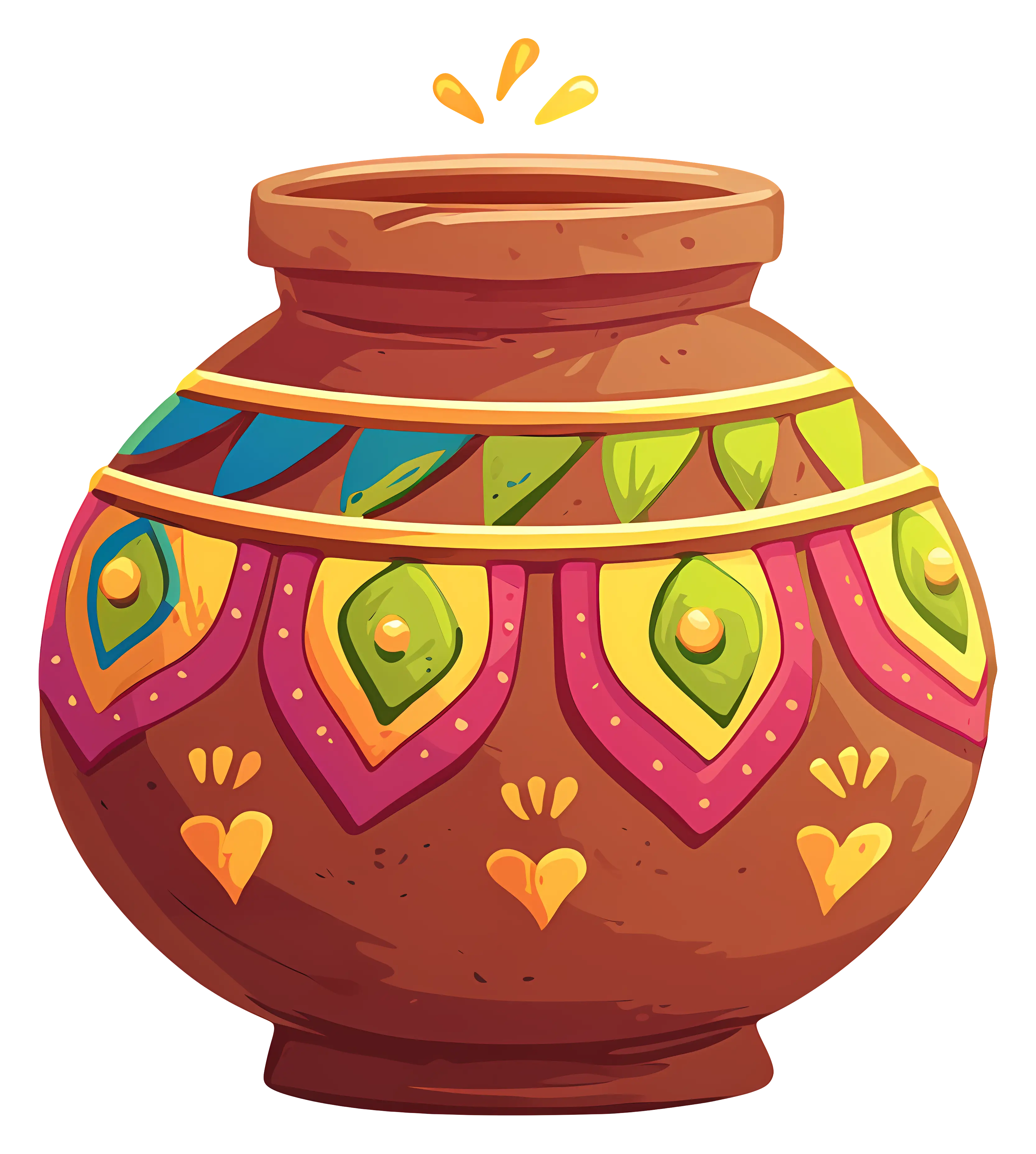 Colorful Decorative Pot