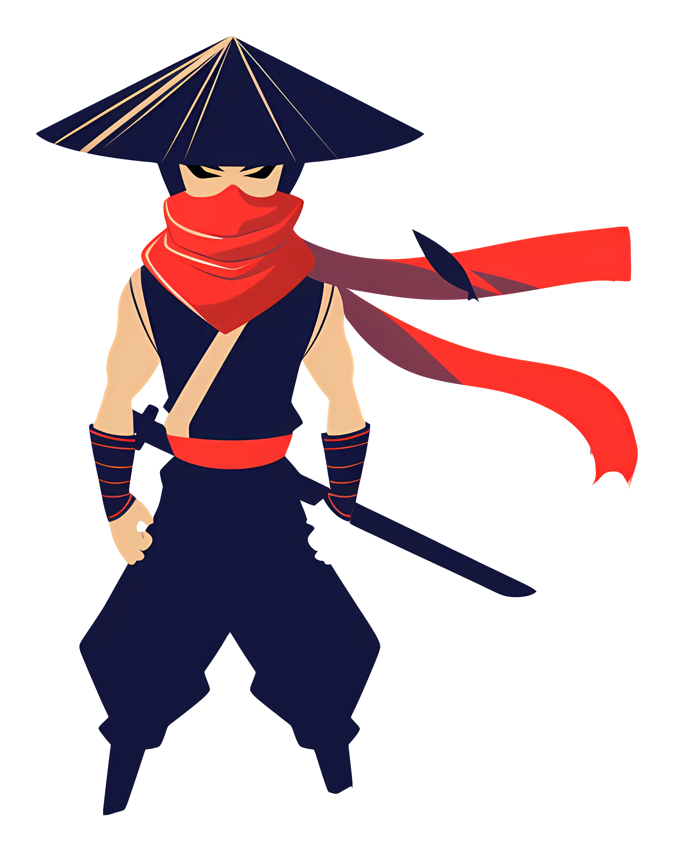 Ninja Warrior with Sword