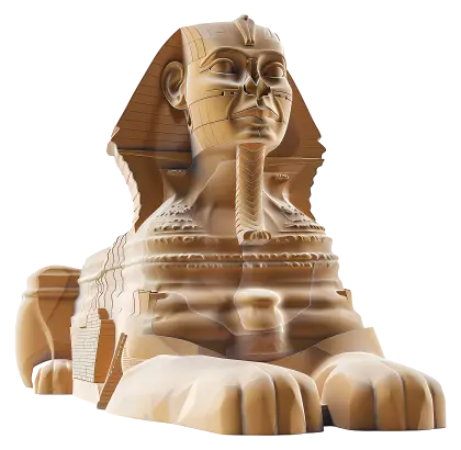 Ancient Egyptian Sphinx Statue