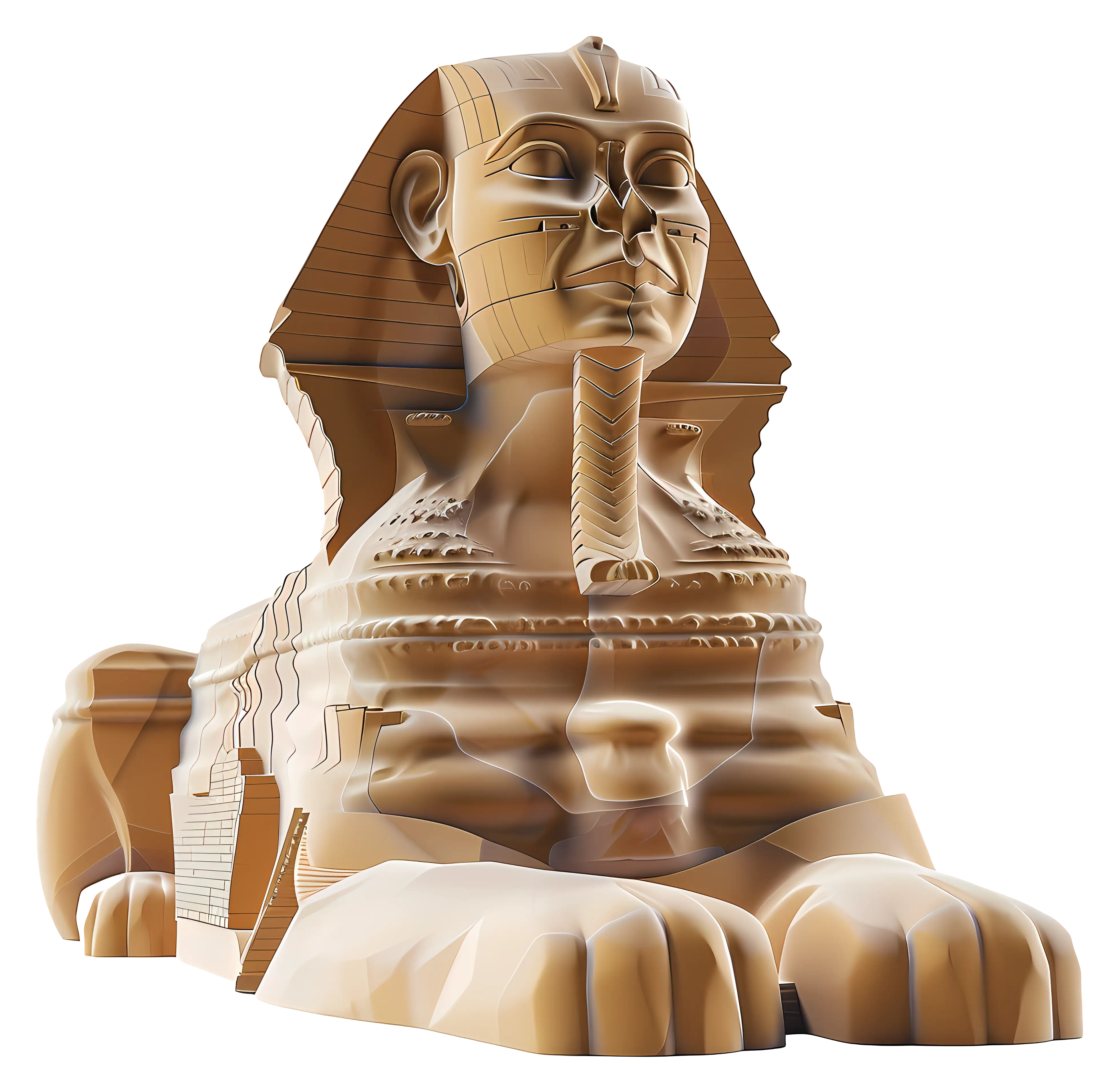 Ancient Egyptian Sphinx Statue