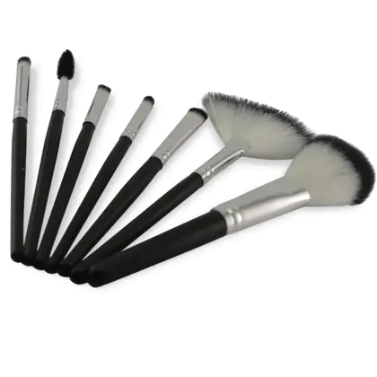 Black Makeup Brushes Set