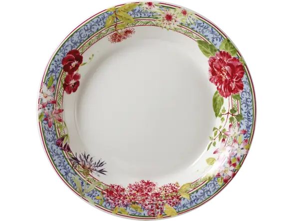 Floral Pattern Ceramic Plate for Tableware