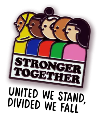 Stronger Together Unity Concept