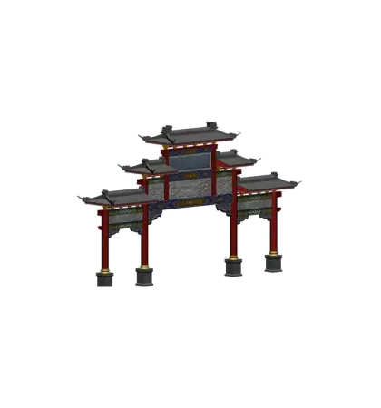 Traditional Pagoda Gate