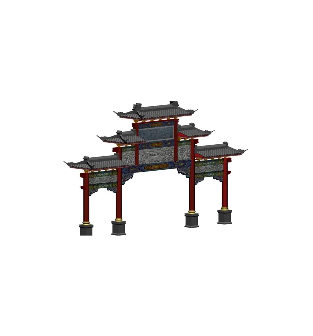 Traditional Pagoda Gate