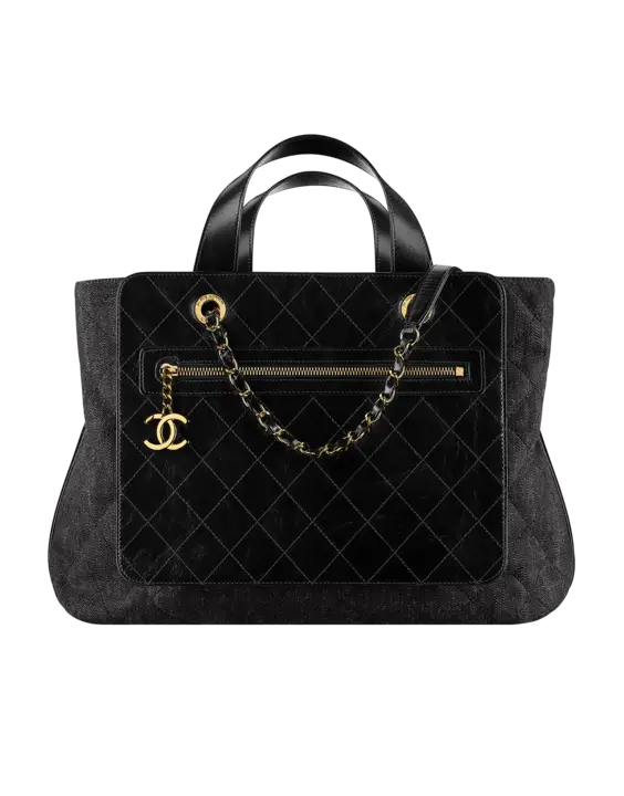 Luxury Designer Black Handbag