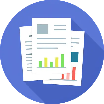 Paper Reports with Graphs and Charts
