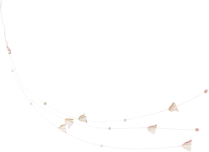 Delicate String of Leaves Decoration