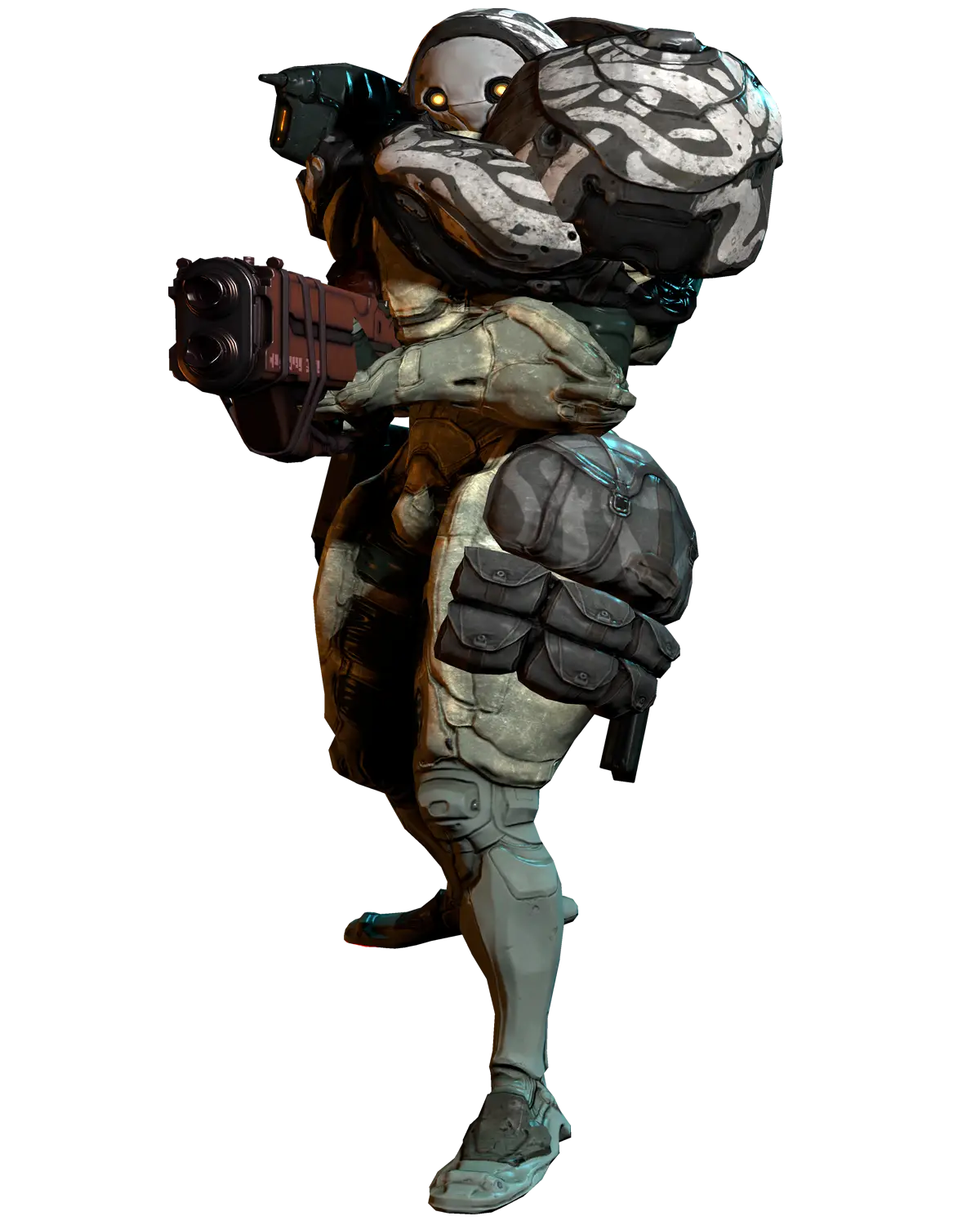 Futuristic Soldier Character